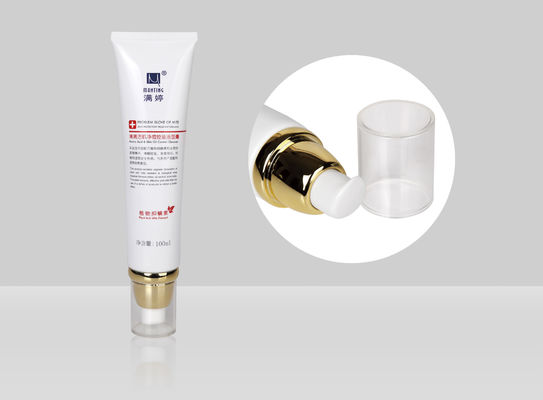 PCR PE سفارشی Cosmetic Tubes D35mm 35-110ml لوسیون Sun Screen Foundation پمپ بدون هوا