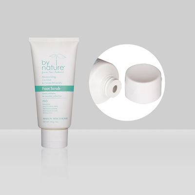 140 گرم/5 اونس لوله های آرایشی خالی سفارشی D45 میلی متر لوله پاک کننده پلاستیکی فشرده با کلاهک