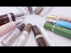 لوله های آرایشی سفارشی لوشن صفحه نمایش خورشید پایه پمپ بی هوا