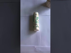 140 گرم/5 اونس لوله های آرایشی خالی سفارشی D45 میلی متر لوله پاک کننده پلاستیکی فشرده با کلاهک